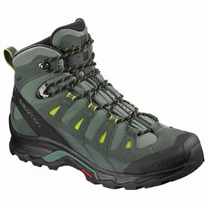 Pánske Turistické Topánky Salomon QUEST PRIME GTX Zelene/Čierne,512-20541